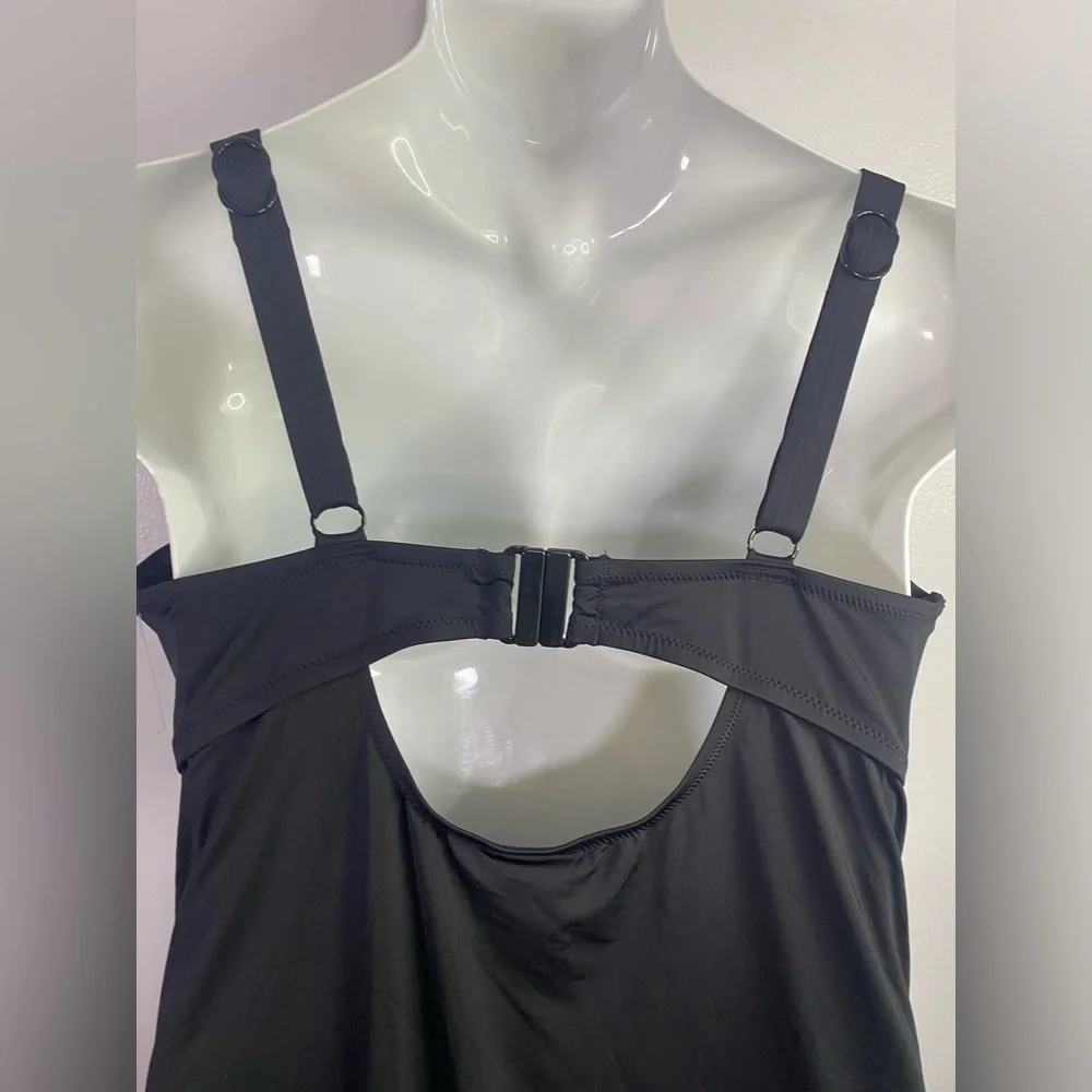 CITY CHIC Black Rhodes One Piece Swimsuit Padded Underwire SKU0814